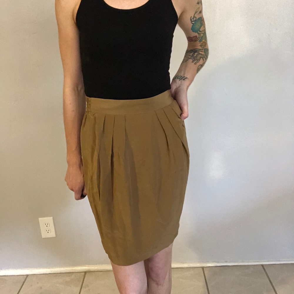Vintage Moda International silk skirt